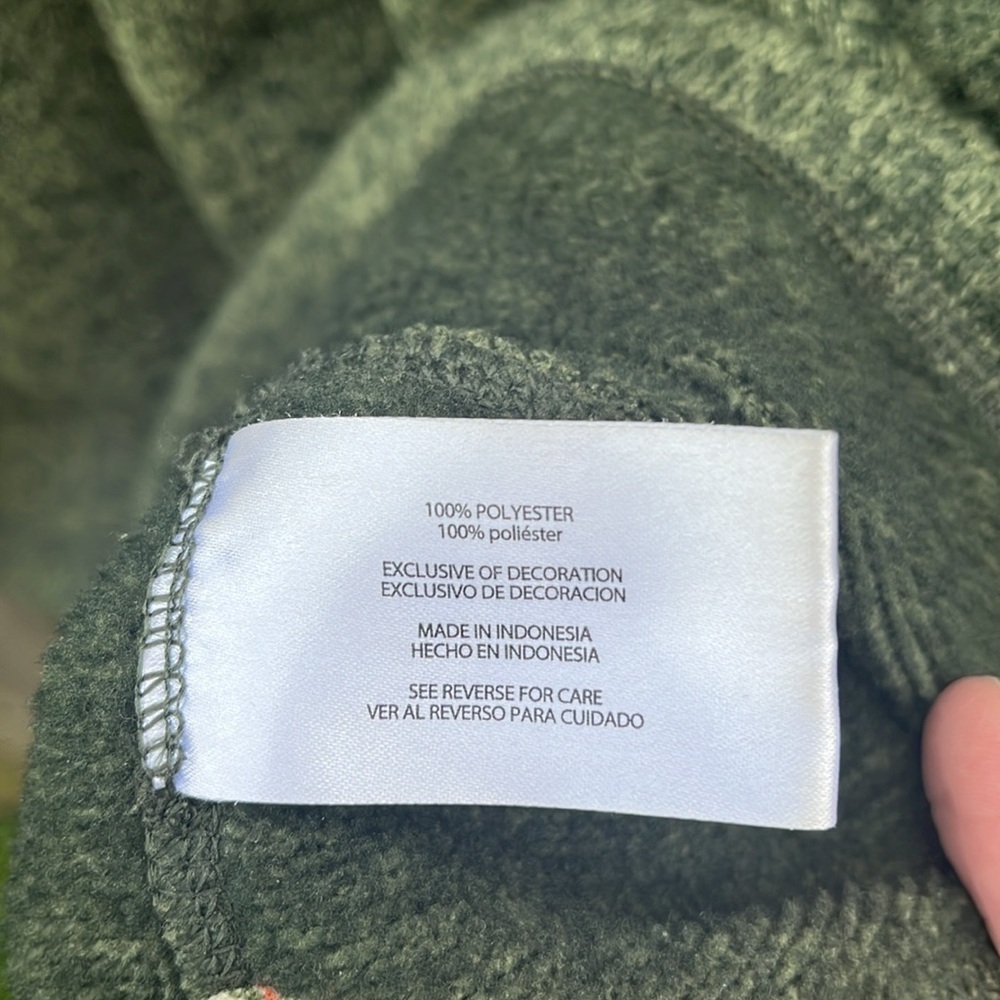 Woolrich XL Qtr Zip Pullover Forest Green with Chest Pocket - Picture 6 of 9